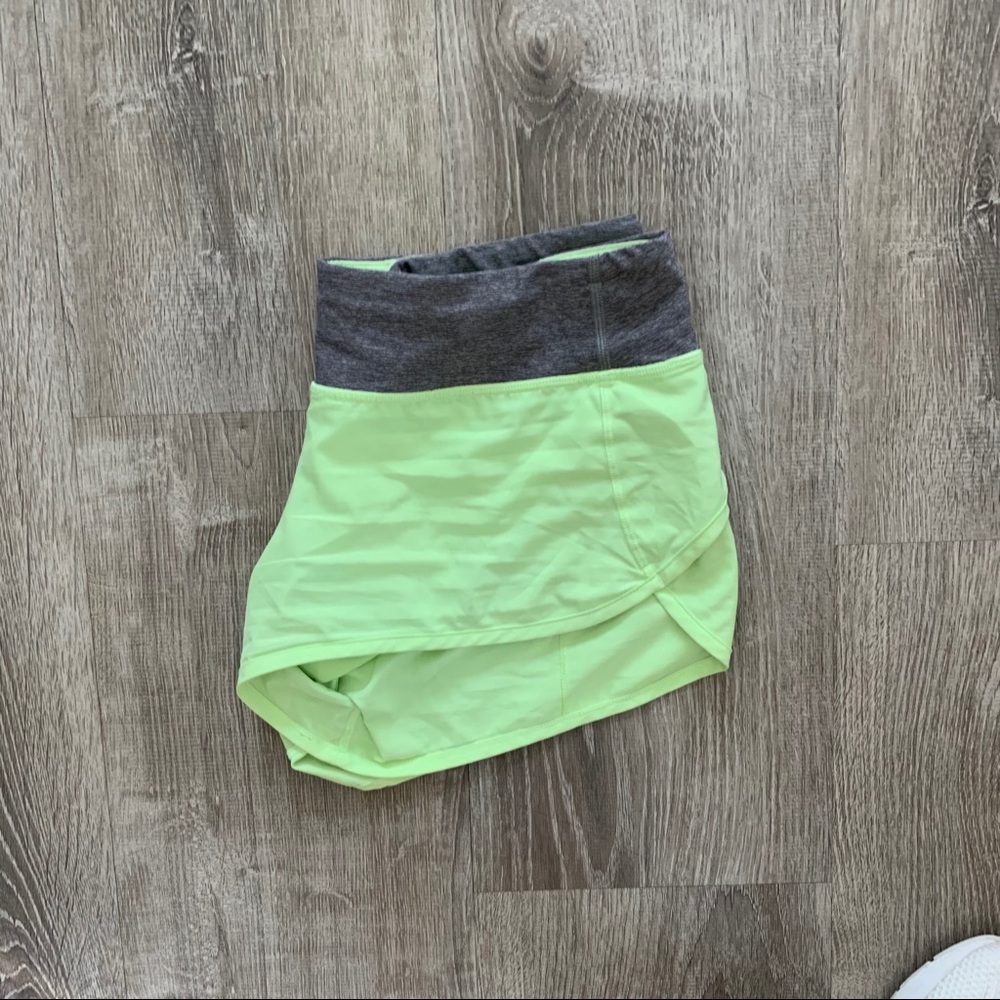 Lululemon neon shorts